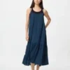 Vestido de camisola con volantes para mujer Vestido de camisola con volantes para mujer
