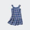 Vestido de camisola para niña | A cuadros Vestido de camisola para niña | A cuadros