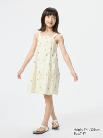 Vestido de camisola para niña | Flor
