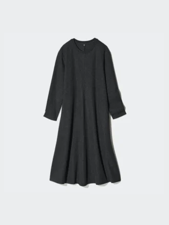 Vestido de jersey cepillado para mujer
