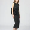Vestido de punto de algodón 3D Knit para mujer Vestido de punto de algodón 3D Knit para mujer