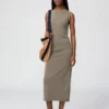 Vestido de punto de algodón 3D Knit para mujer Vestido de punto de algodón 3D Knit para mujer