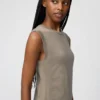 Vestido de punto de algodón 3D Knit para mujer Vestido de punto de algodón 3D Knit para mujer
