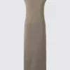 Vestido de punto de algodón 3D Knit para mujer Vestido de punto de algodón 3D Knit para mujer