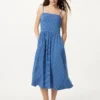 Vestido-sujetador de camisola de algodón AIRism para mujer | Rayas Vestido-sujetador de camisola de algodón AIRism para mujer | Rayas