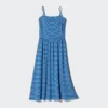 Vestido-sujetador de camisola de algodón AIRism para mujer | Rayas Vestido-sujetador de camisola de algodón AIRism para mujer | Rayas