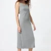 Vestido tipo sujetador acanalado para mujer Vestido tipo sujetador acanalado para mujer