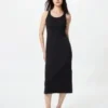 Vestido tipo sujetador acanalado para mujer Vestido tipo sujetador acanalado para mujer