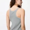 Vestido tipo sujetador acanalado para mujer Vestido tipo sujetador acanalado para mujer