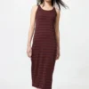 Vestido tipo sujetador acanalado para mujer | Rayas Vestido tipo sujetador acanalado para mujer | Rayas