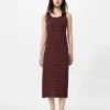 Vestido tipo sujetador acanalado para mujer | Rayas Vestido tipo sujetador acanalado para mujer | Rayas