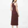 Vestido tipo sujetador acanalado para mujer | Rayas Vestido tipo sujetador acanalado para mujer | Rayas
